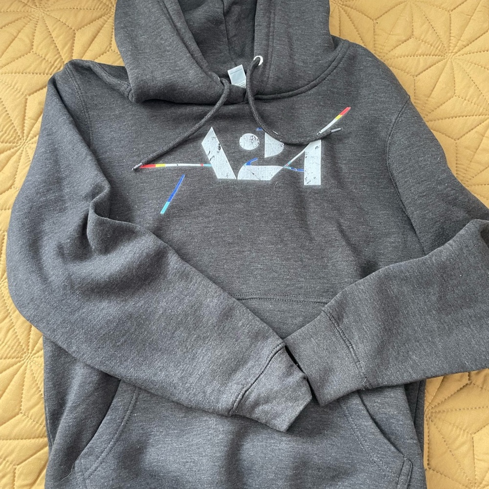 A24 Studio Gray Pullover Sweatshirt Hoodie